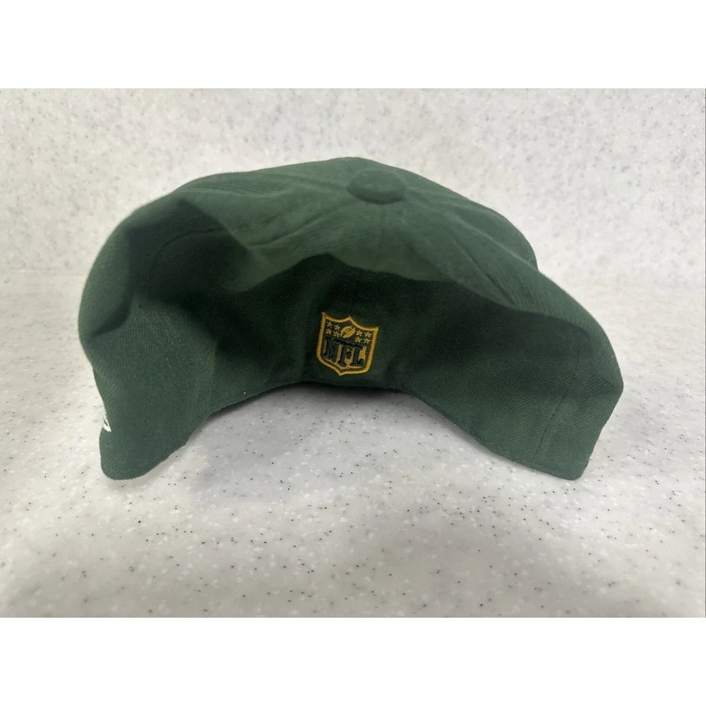 VTG Green Bay Packers Hat Fitted Size 7 1/4 Mens NFL New Era 59Fifty Embroidered